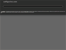 Tablet Screenshot of catfigurine.com
